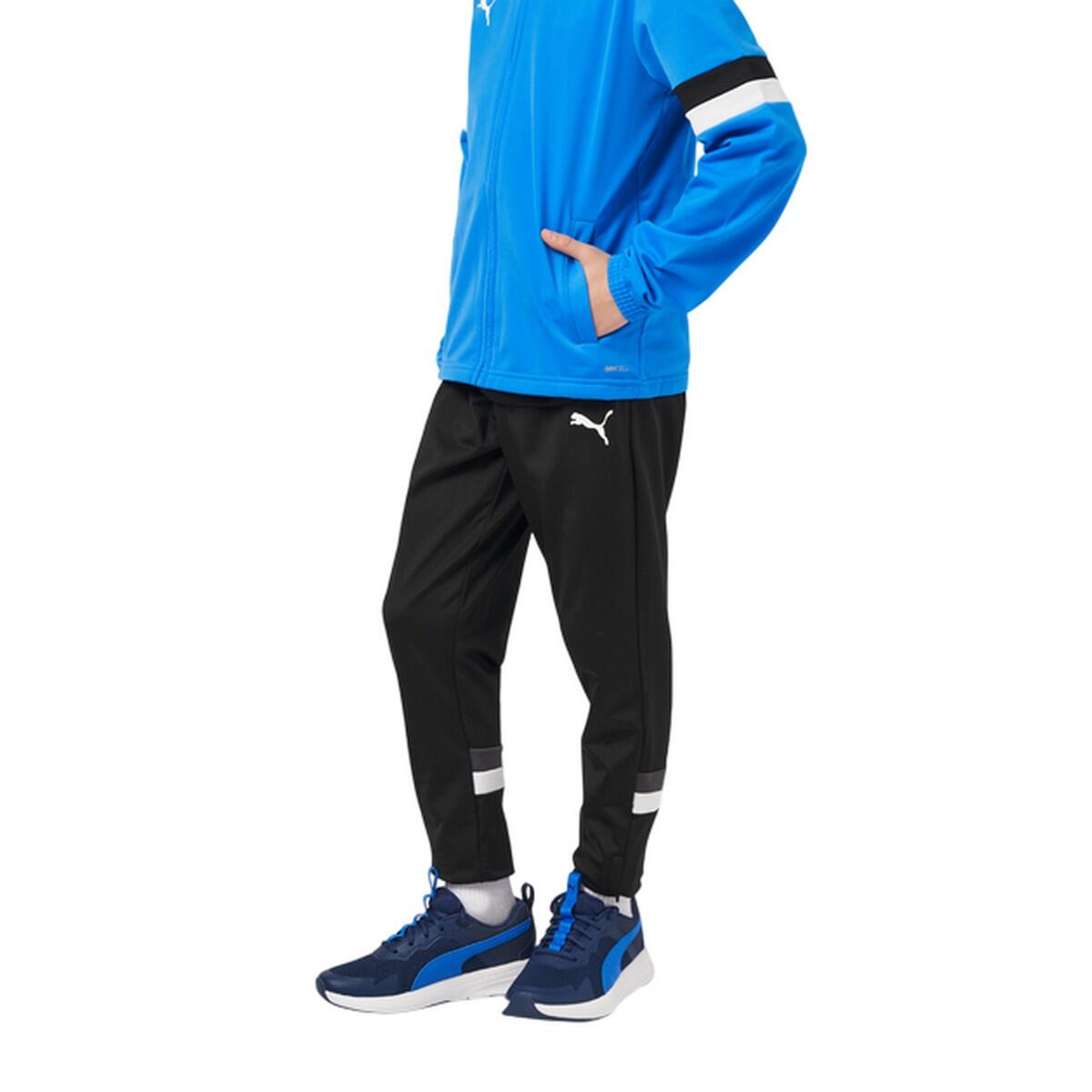 Tuta Bambini Puma Team Rise Nero Blu 5/6