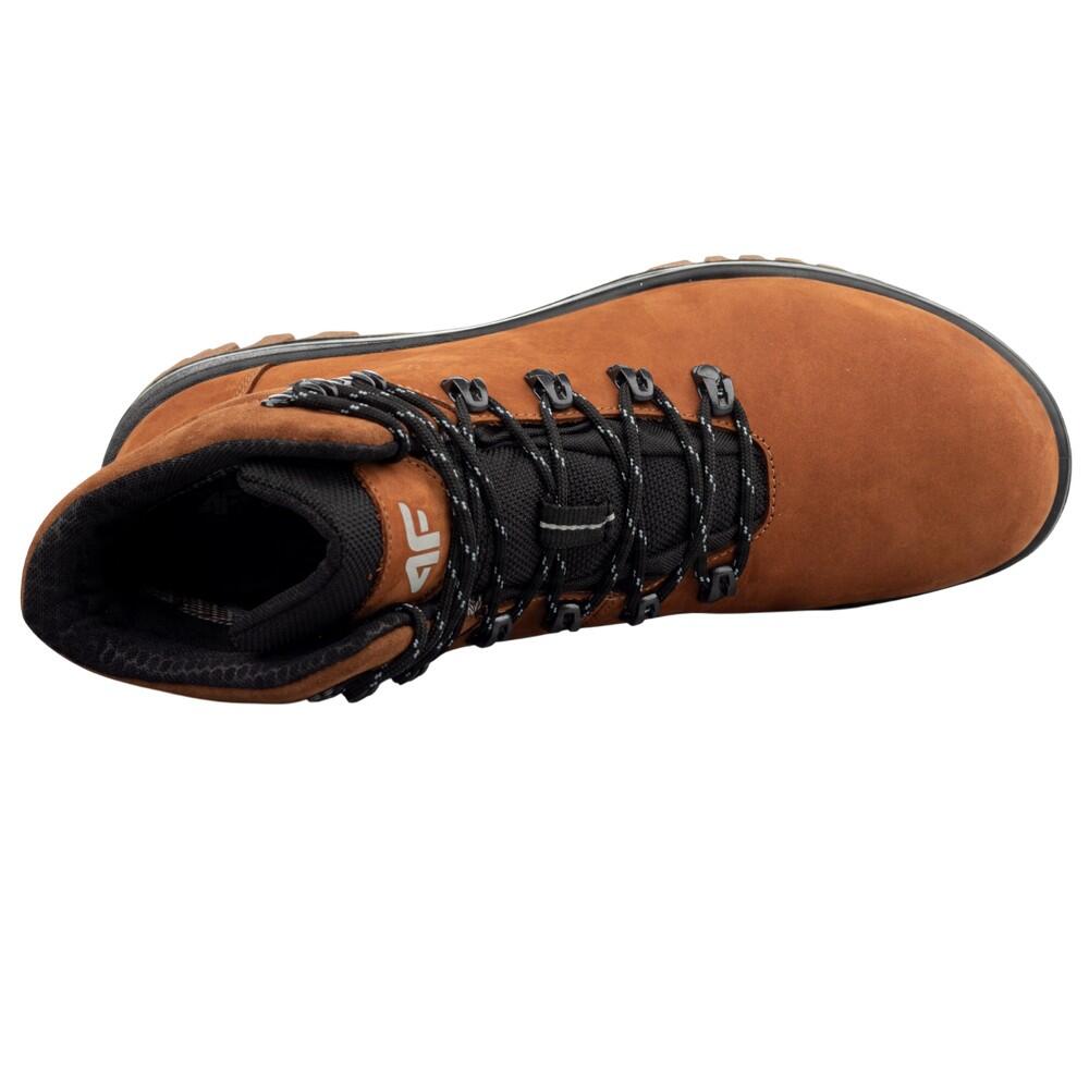 Botas de Senderismo/Botas de Montaña de Cuero H255 para Hombre Marrón 4/6