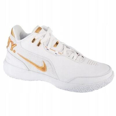 Scarpe Sportive Pelle Uomo Nike Lebron James Bianco Nero