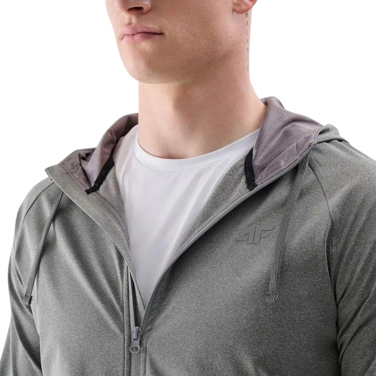 Sudadera con Cremallera WSS25TFSWM512 para Hombre Gris 4/4