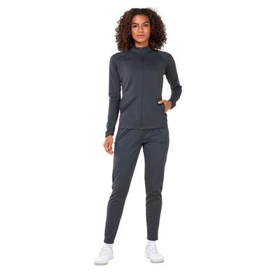 Dames academy drifit trainingspak (antraciet)