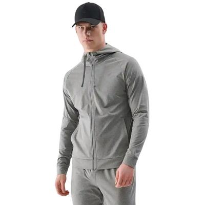 Heren wss25tfswm512 hoodie met volledige rits (grijs)