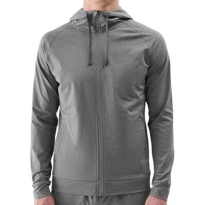Heren wss25tfswm512 hoodie met volledige rits (grijs)