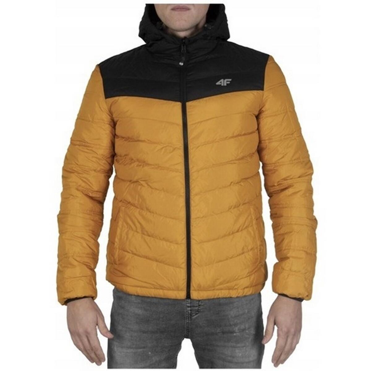 Heren M434 Synthetisch donsjack (Bruin/zwart) 4/4