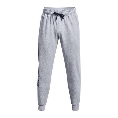 Heren rival fleece graphic joggingbroek (grijs)