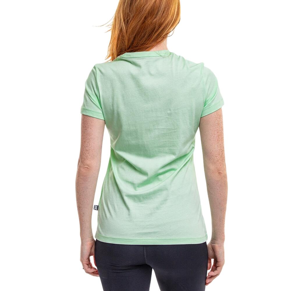 Maglietta Logo Donna Puma Essential Verde 4/5