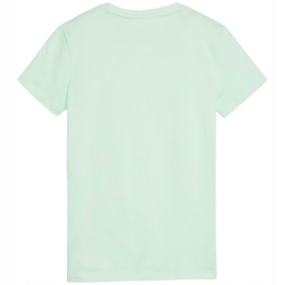 Maglietta Logo Donna Puma Essential Verde 3/5