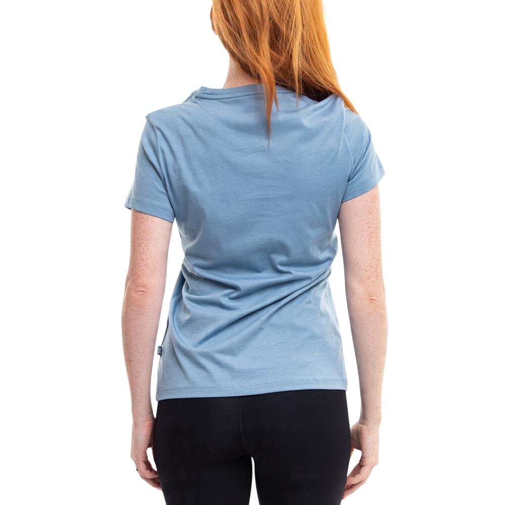 Maglietta Logo Donna Puma Essential Blu 4/4