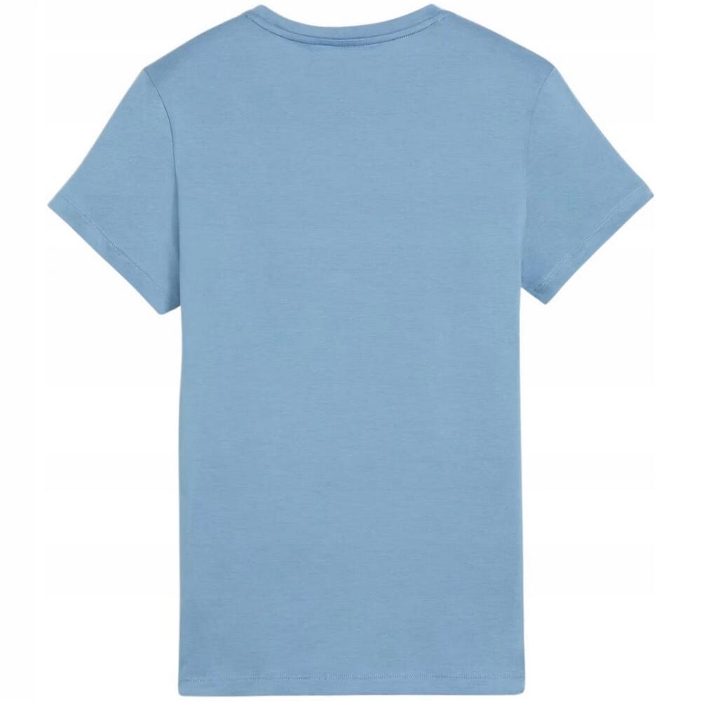 Maglietta Logo Donna Puma Essential Blu 3/4