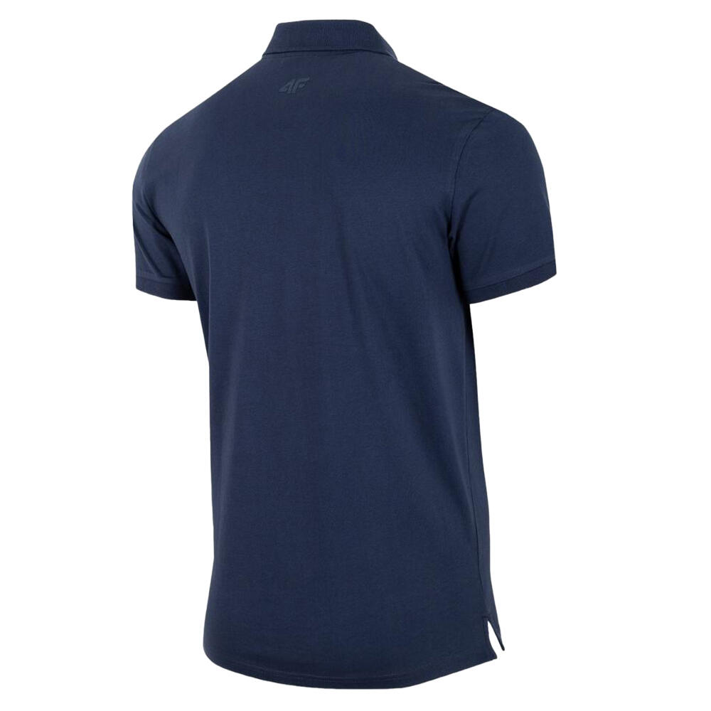 Mens H4L22 Regular Polo Shirt (Navy Blue) 3/3