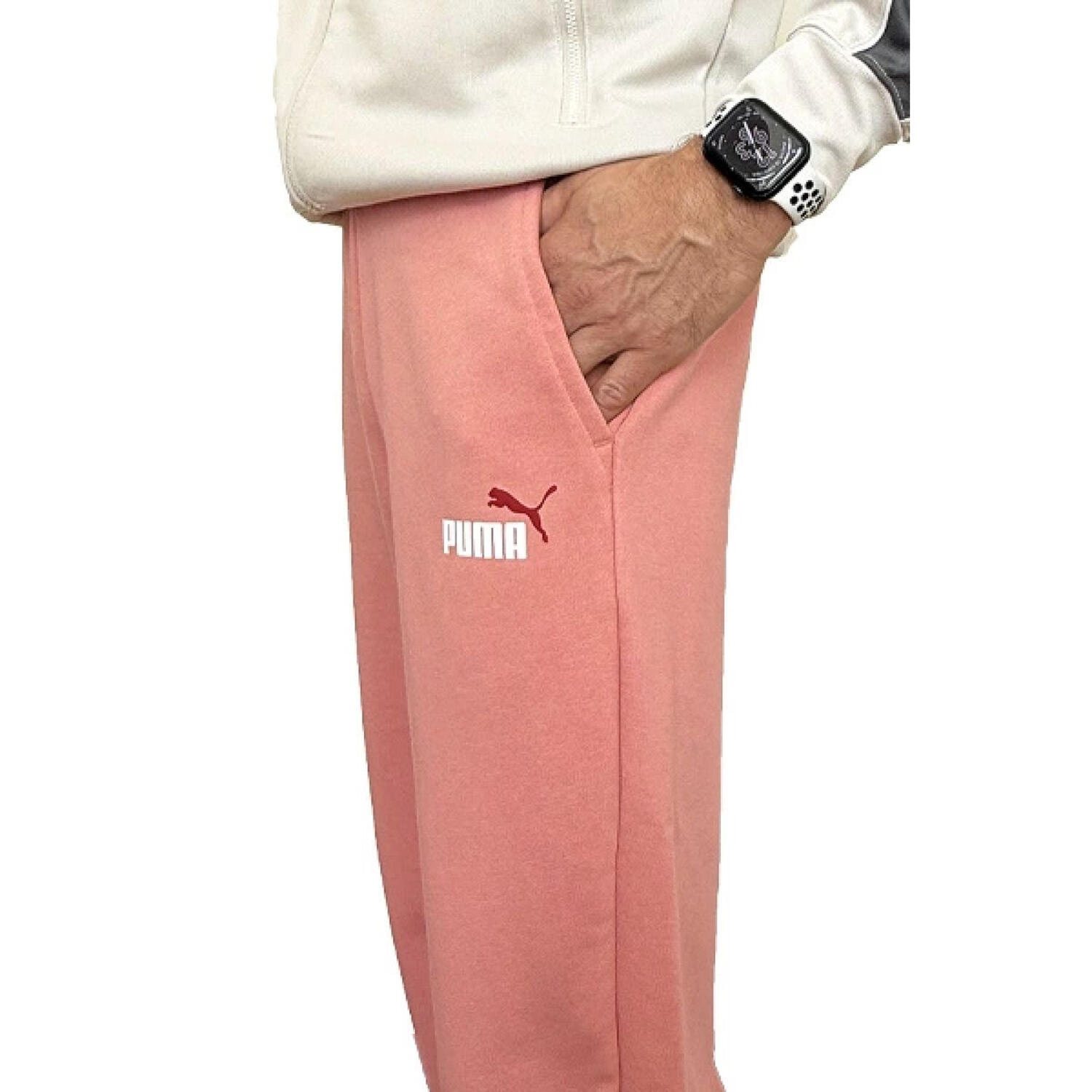 Heren ESS+ Logo Joggingbroek (Oranje) 4/6