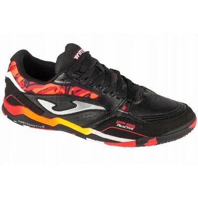 Heren fs reactive leren voetbalschoenen (zwart)