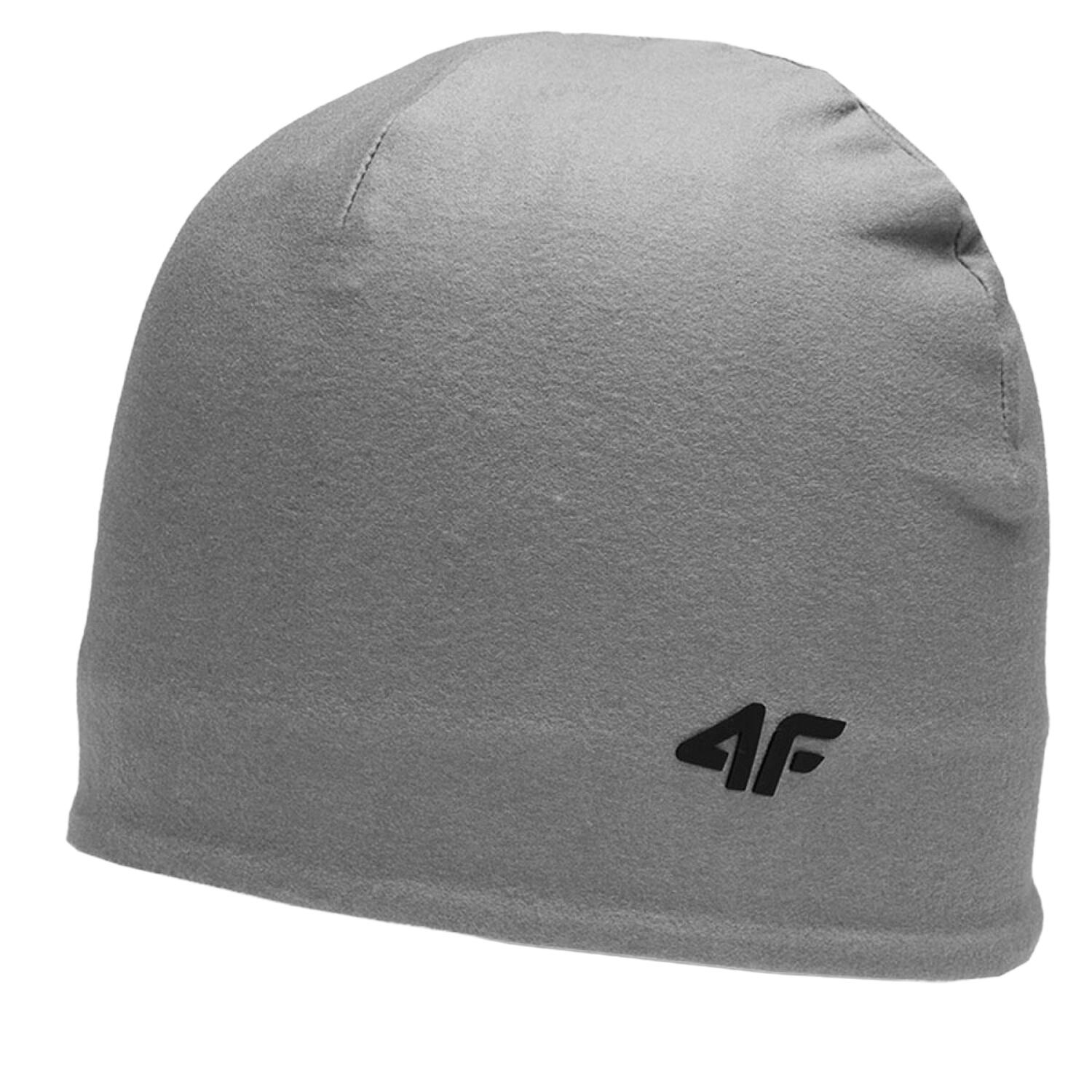 4F Gorro de dupla face unissexo para adultos H4Z22 Cinzento