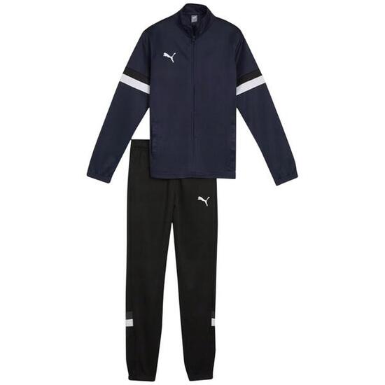 Tuta Bambini Puma Team Rise Nero Blu