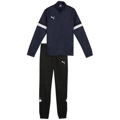Kinderen/kinderen team rise trainingspak (zwart/navy blue)