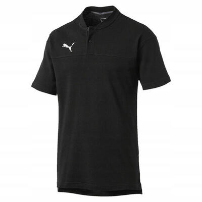 Heren sport poloshirt (zwart)