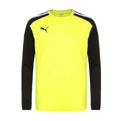 Heren teampacer keepershirt met lange mouwen (zwart/blauw)