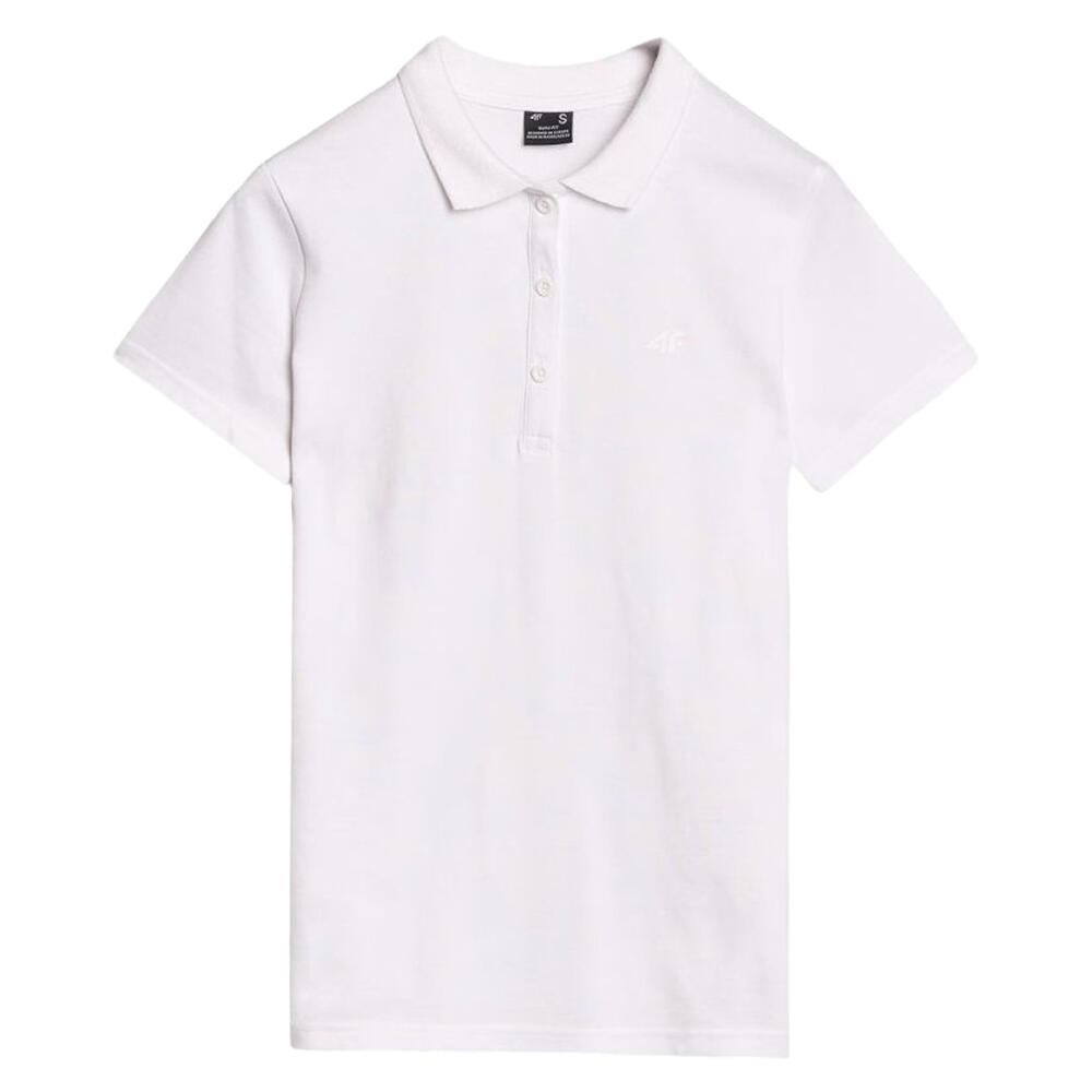 4f - Polo F365 Femme (blanc) - T-shirt Manches Courtes - Blanc - Decathlon