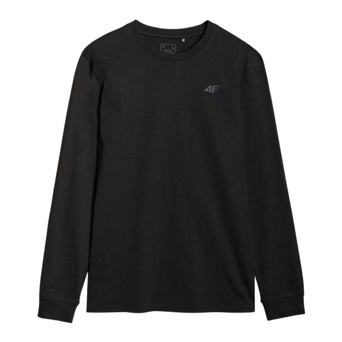 4f - Tshirt Manches Longues Wmm00tlonm432 Homme (noir) - T-shirt Manches Courtes - Noir - Decathlon