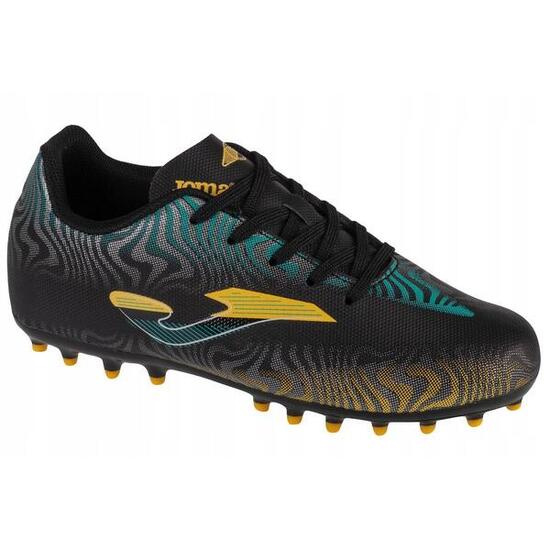 Chaussures De Foot Pour Terrain Ferme EVOLUTION Enfant (Noir)
