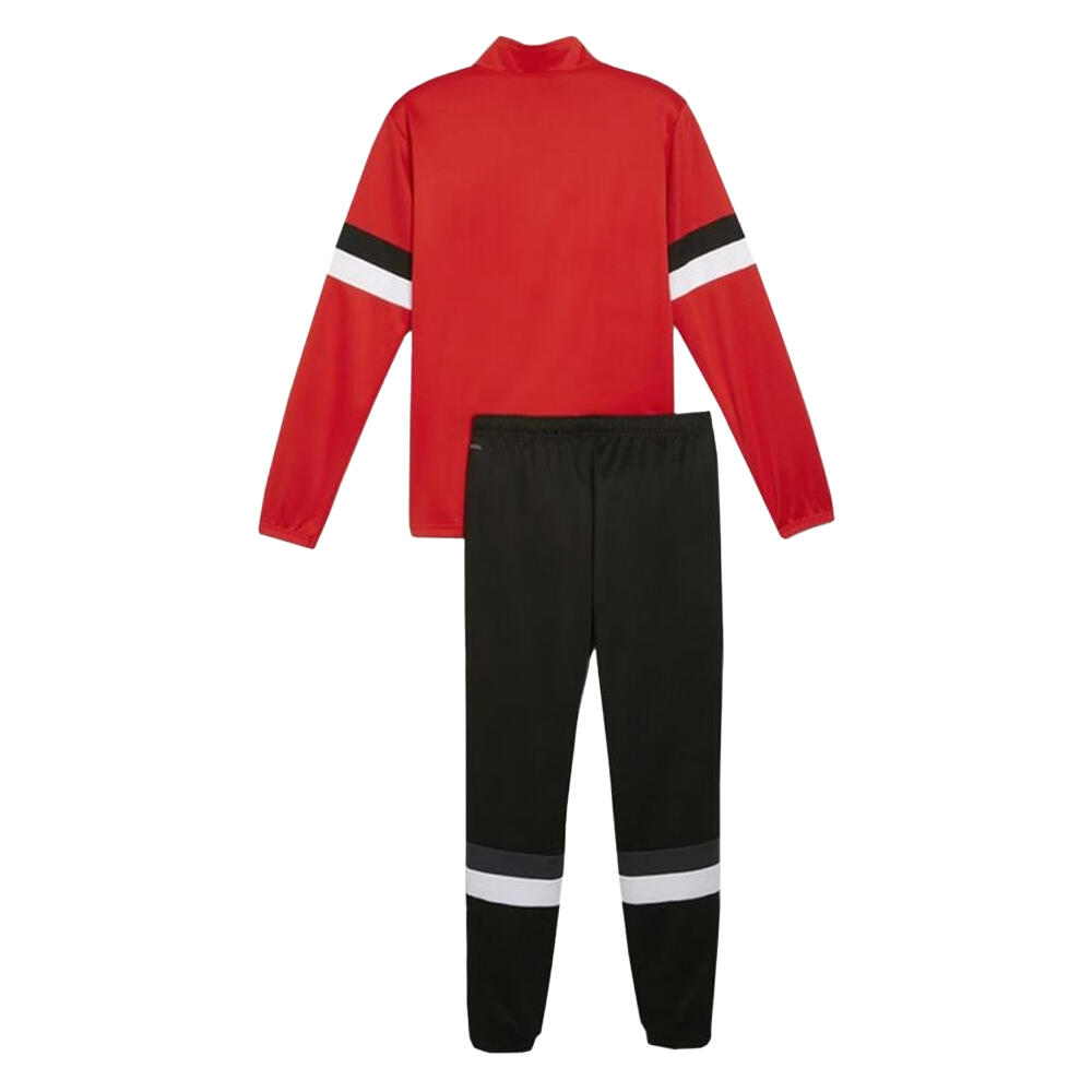 Tuta Uomo Puma Team Rise Nero Rosso 3/5