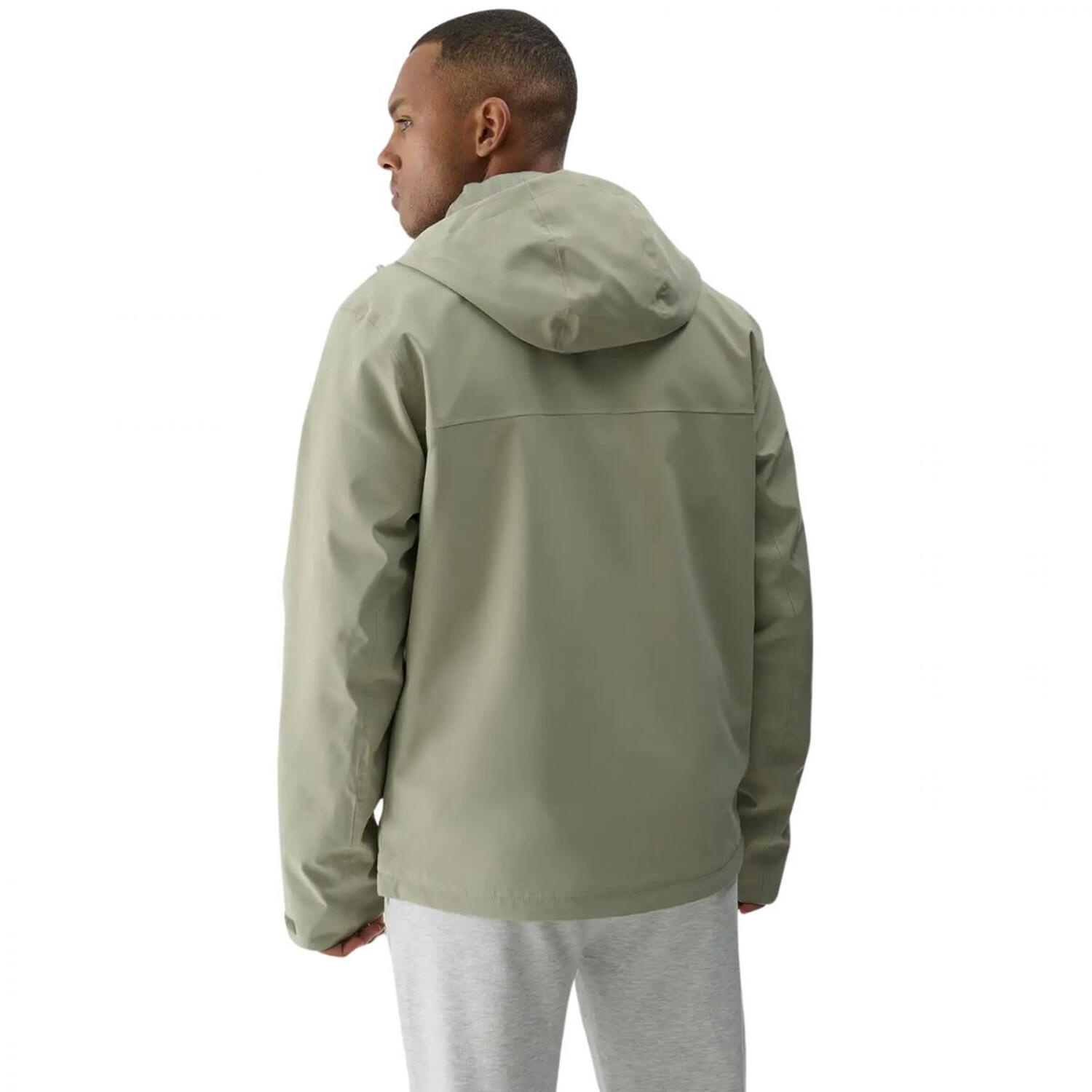 WSS25TTJAM703 Giacca Impermeabile Uomo 4F 4FWSS25TTJAM703 Verde 3/5