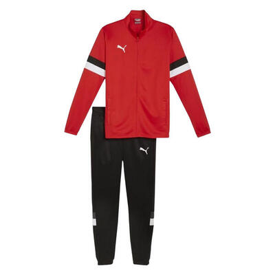 Heren team rise trainingspak (zwart. rood)