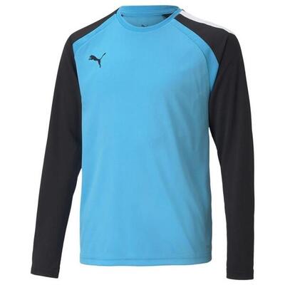 Heren teampacer keepershirt met lange mouwen (zwart/blauw)