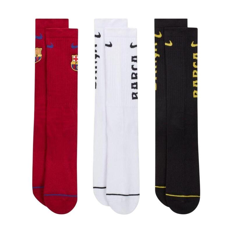 Chaussettes FC Barcelone Extérieur 2017-18 – Nike – Taille L – Neuves