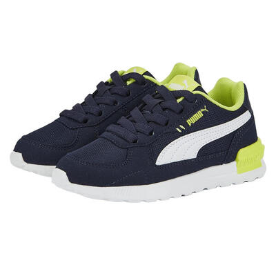 Graviton ac ps trainers voor kinderen (marineblauw/groen)
