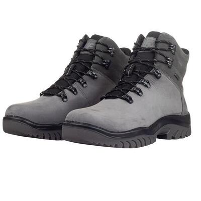 Heren h255 leren wandelschoenen (bruin)