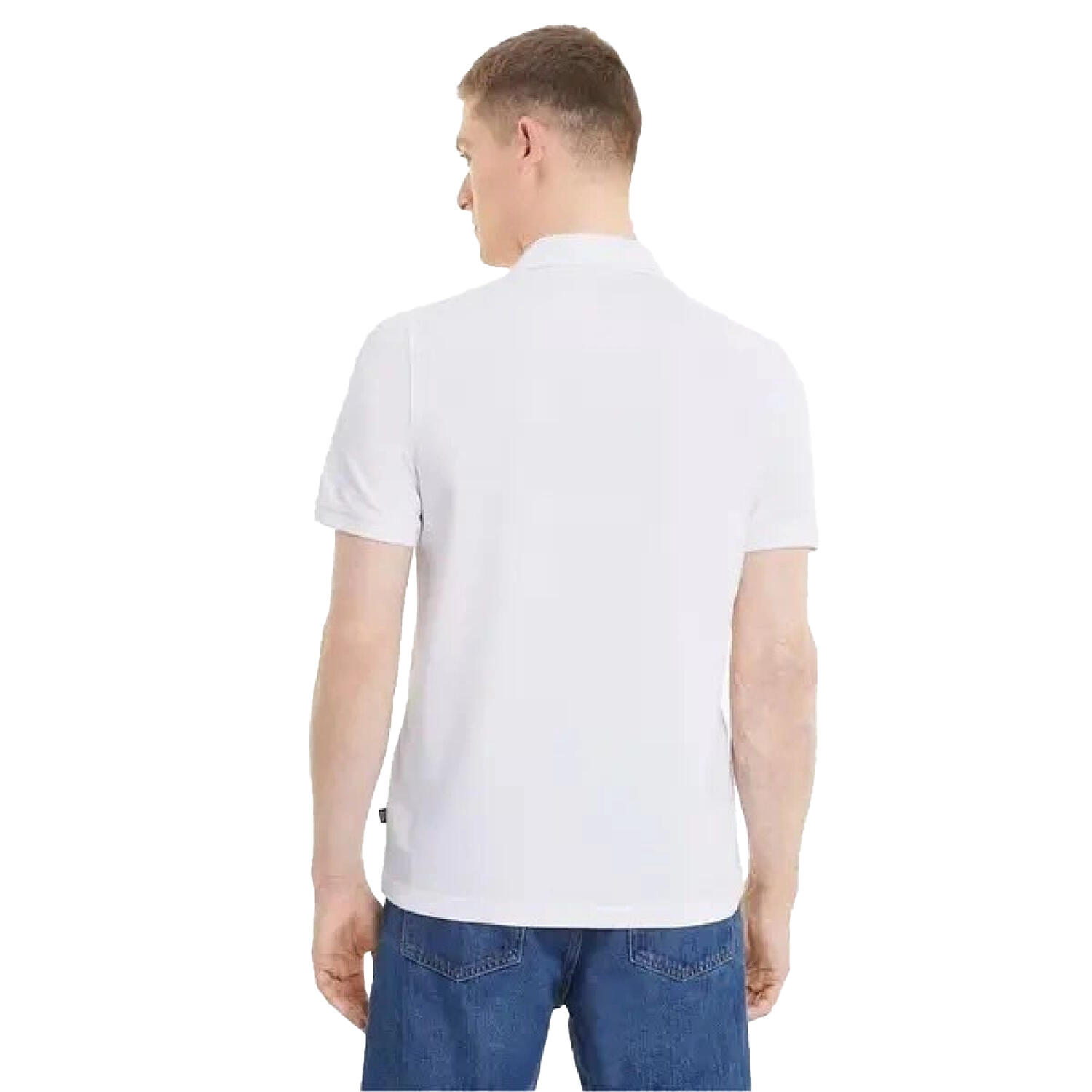 Maglietta Polo Uomo Puma ESS Bianco 3/4
