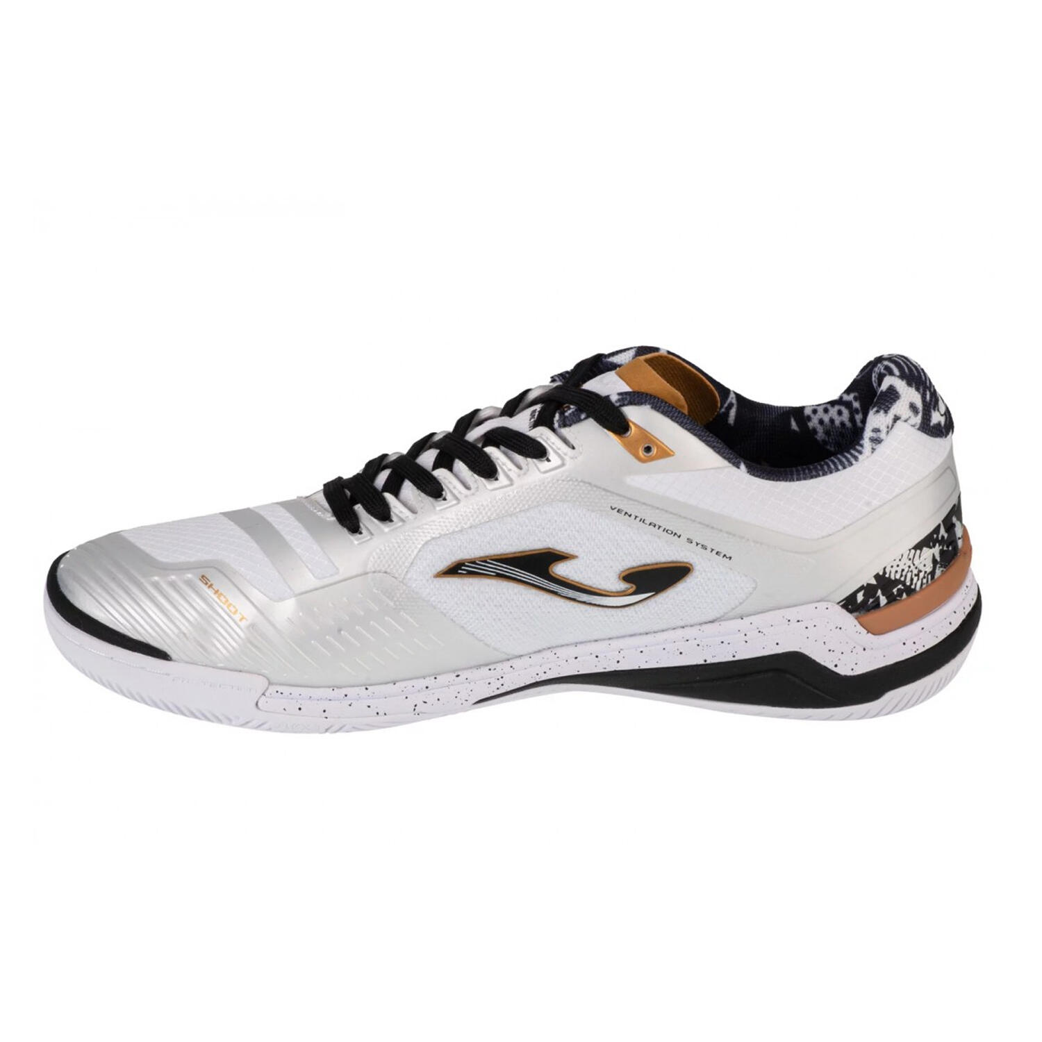 Chaussures De Foot En Salle INVICTO Homme (Blanc / Noir) 3/4