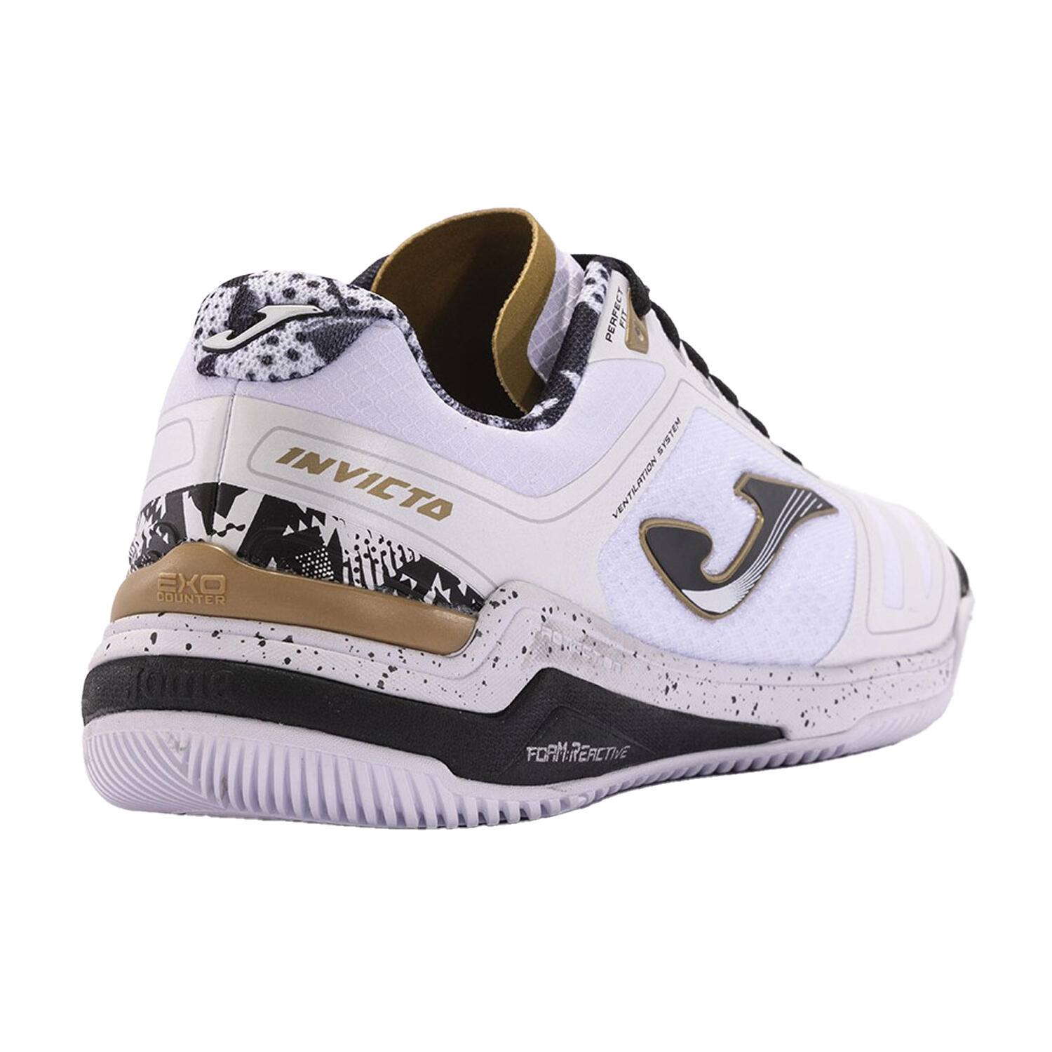 Chaussures De Foot En Salle INVICTO Homme (Blanc / Noir) 2/4