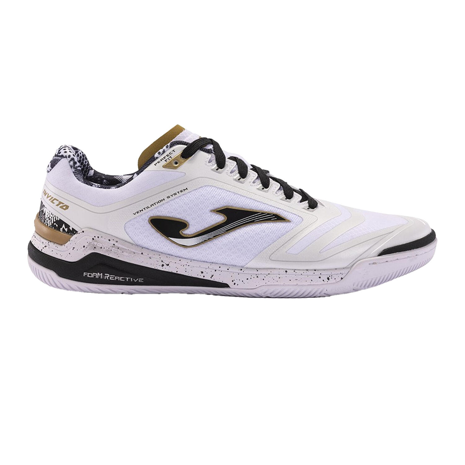 Chaussures De Foot En Salle INVICTO Homme (Blanc / Noir) 4/4