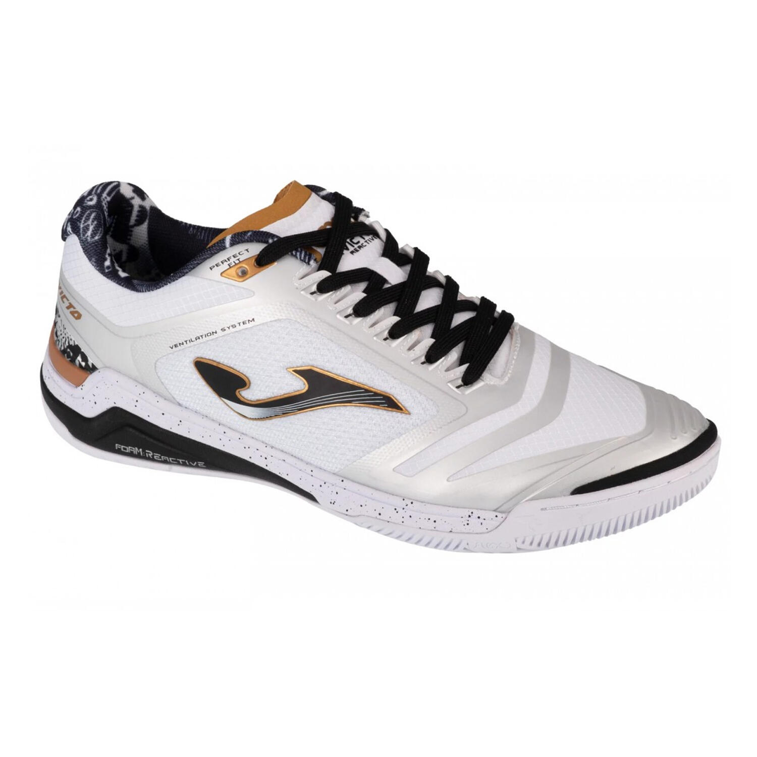Chaussures De Foot En Salle INVICTO Homme (Blanc / Noir) 1/4