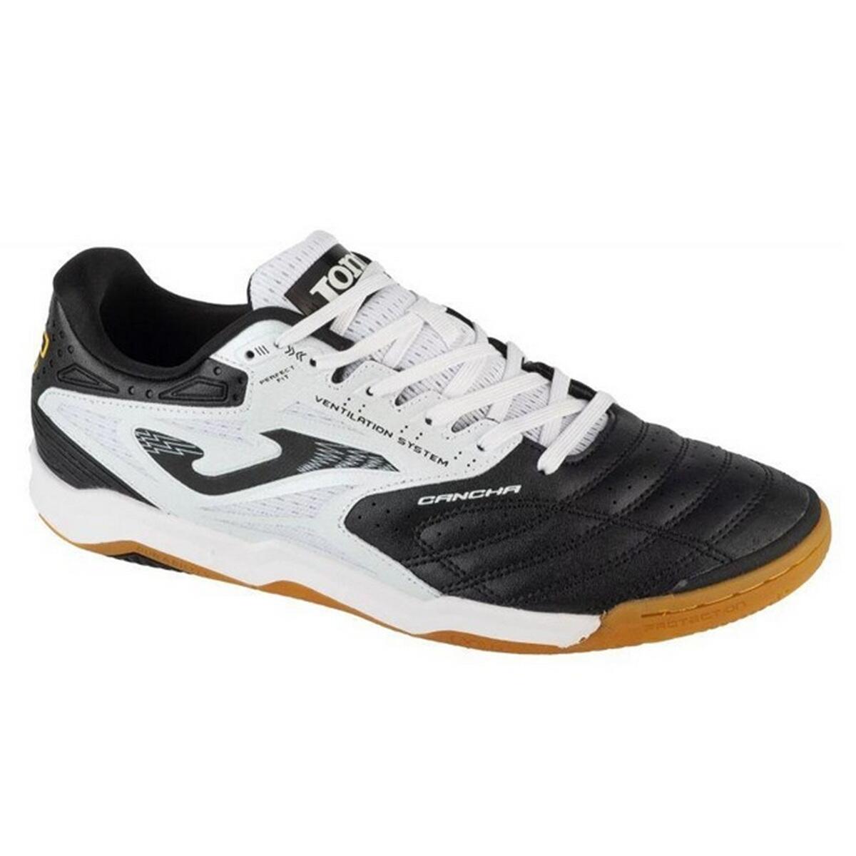 Joma - Baskets De Foot En Salle Cancha Homme (blanc / Noir) - Chaussures De Football - Blanc|noir - Decathlon