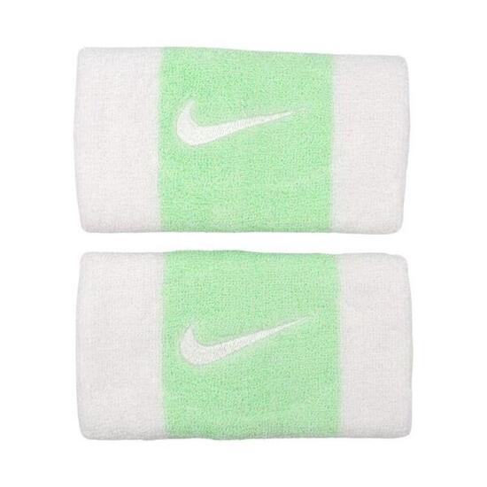 Braccialetto Swoosh Doppia Larghezza Misura Confezione 2 Nike Bianco Verde