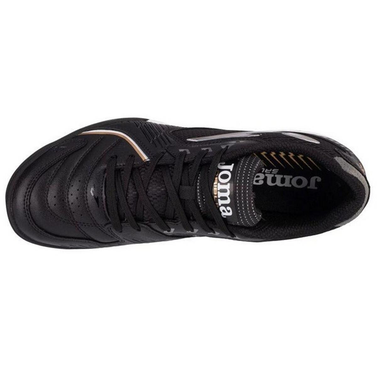 Zapatillas de Fútbol Sala Dribling 24 para Hombre Negro 3/4