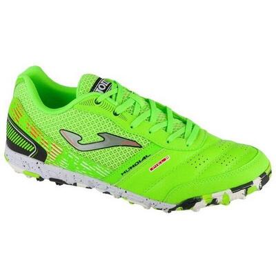 Botas De Fútbol Para Suelo Artificial de Cueros Mundial TF para Hombre Verde