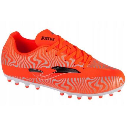 Chaussures De Foot Pour Terrain Ferme EVOLUTION Enfant (Orange)