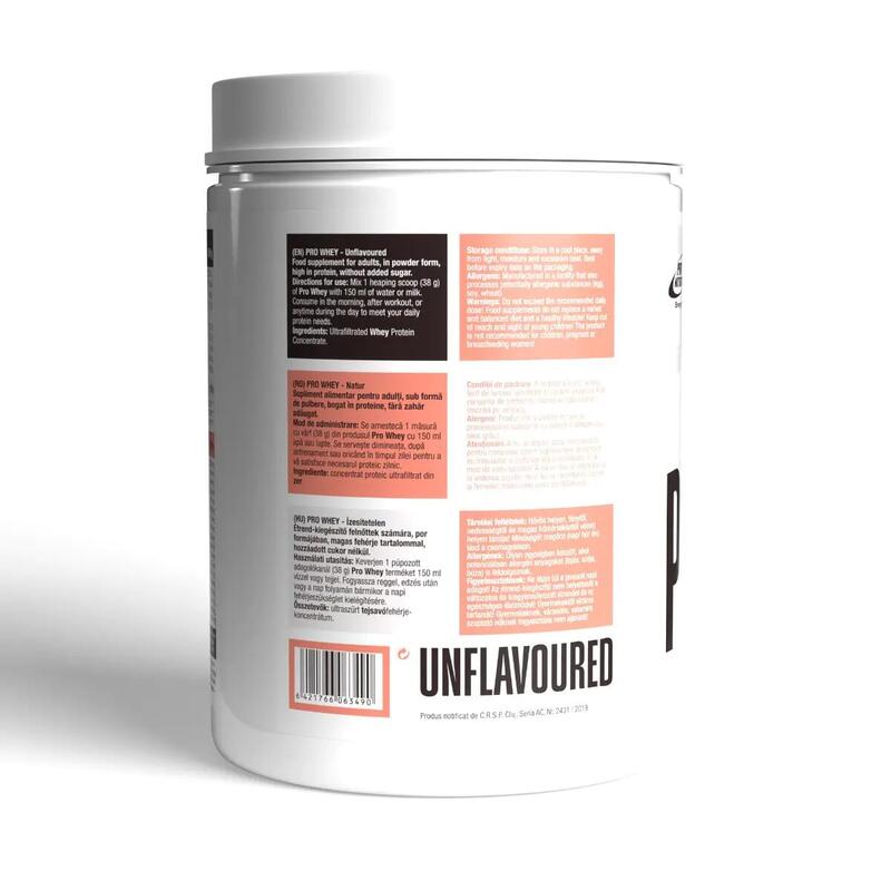 Concentrat proteic din zer, Pro Whey, Natur, 450g