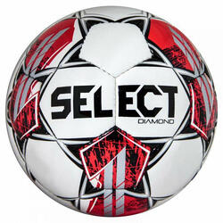Ballon De Foot DIAMOND (Blanc / Rouge)
