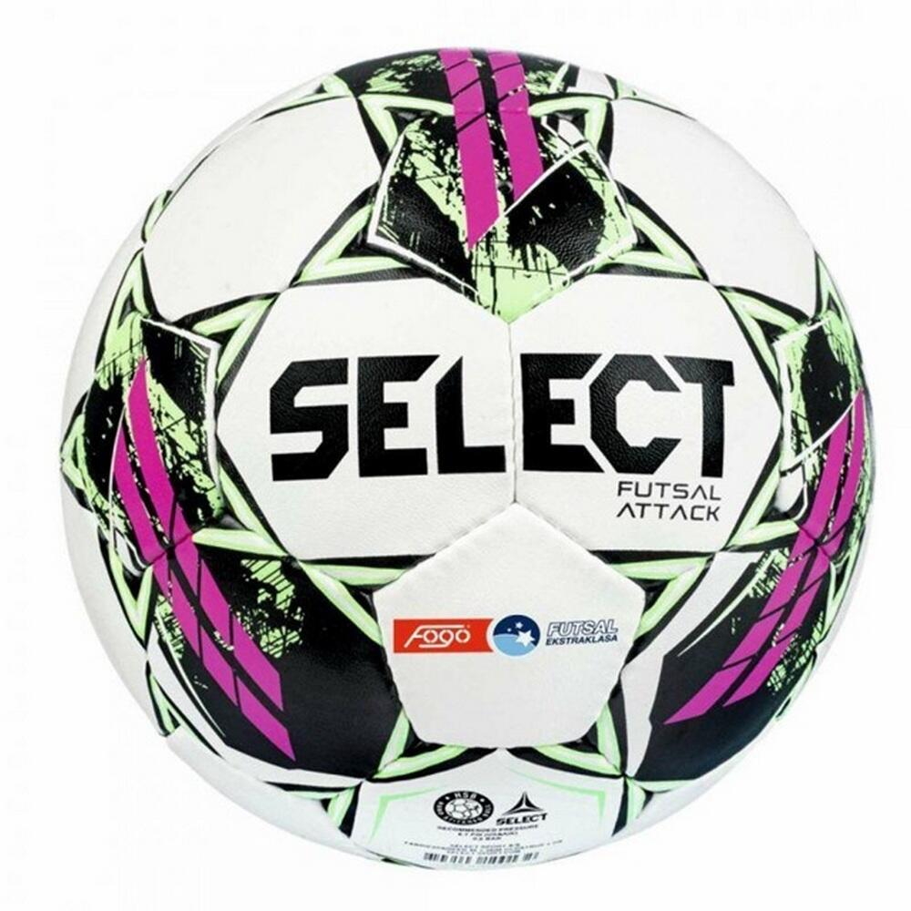Pallone Select Futsal Attack FOGO Ekstraklasa Bianco Nero Taglia Unica 2/2