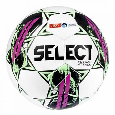 Pallone Select Futsal Attack FOGO Ekstraklasa Bianco Nero