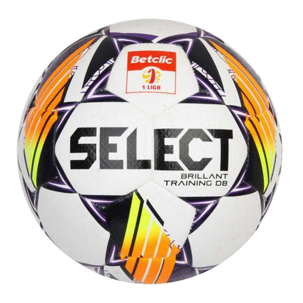 Select - Ballon De Foot Entraînement Brillant Training Betclic League (blanc / Noir / - Ballon De Foot - Blanc|noir|orange - 4 - Decathlon