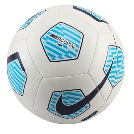 Ballon De Foot MERCURIL (Blanc / Bleu) Taille 5