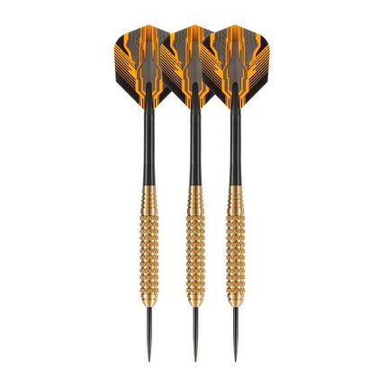 Club Stalen Tip Darts (Pak van 3) (Zwart/Goud)