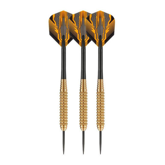 Club Stalen Tip Darts (Pak van 3) (Zwart/Goud)