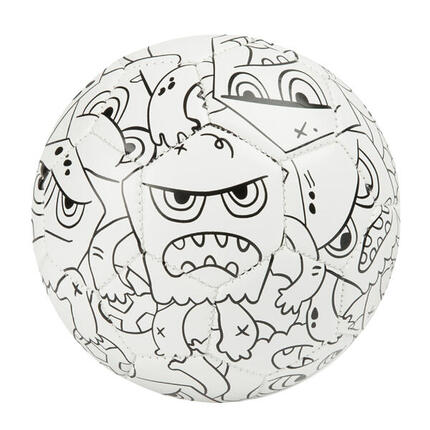 Ensemble Mini Ballon De Foot SCRIBALL ZOIDS (Bleu / Jaune / Blanc) Taille unique